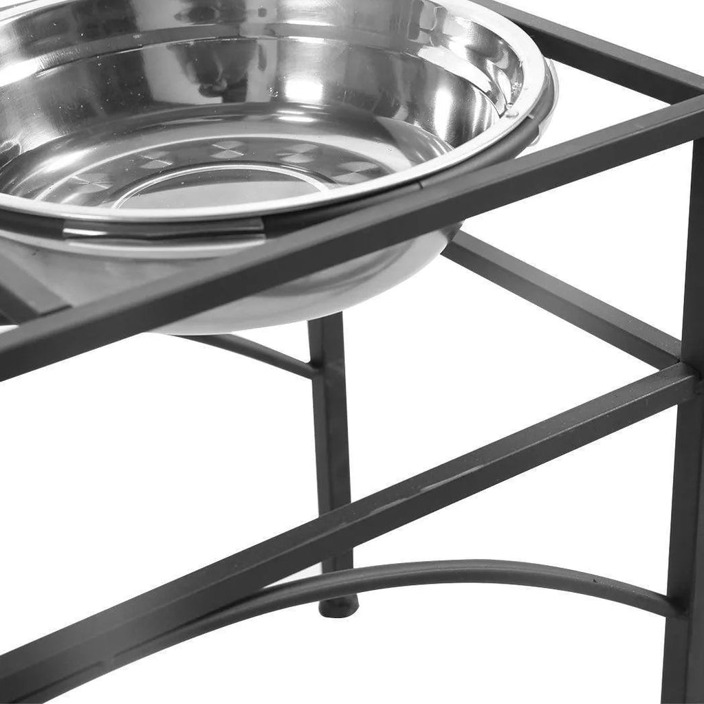 Dual Elevated Raised Pet Feeder