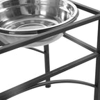 Dual Elevated Raised Pet Feeder