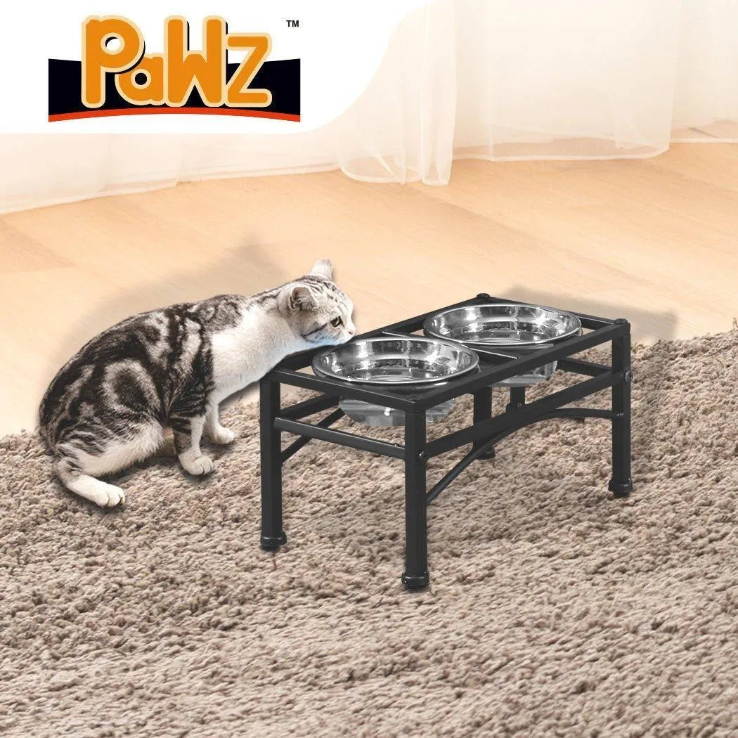 Dual Elevated Raised Pet Feeder