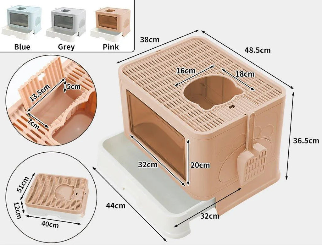 Foldable Cat Litter Box