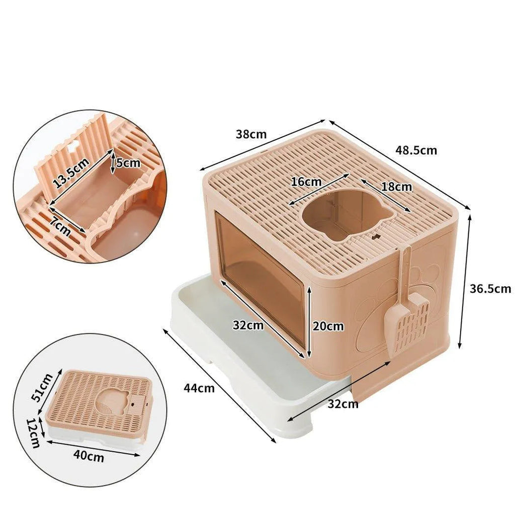 Foldable Cat Litter Box