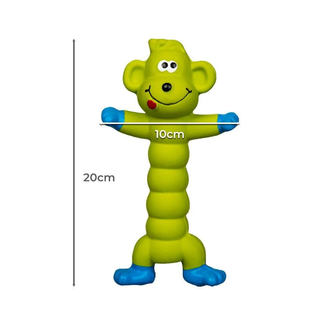 Green Monkey Dog Toy