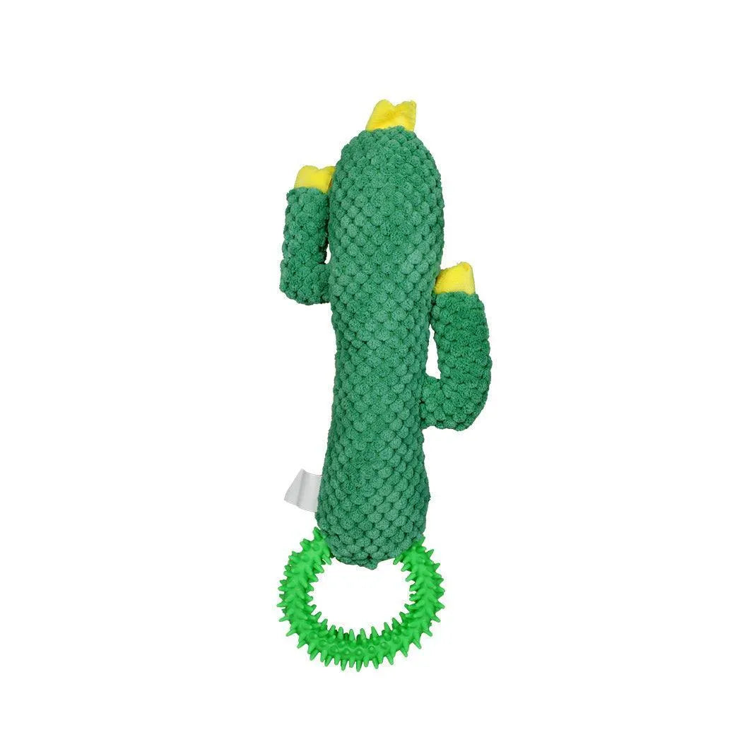 Green Ring Cactus Dog Toy