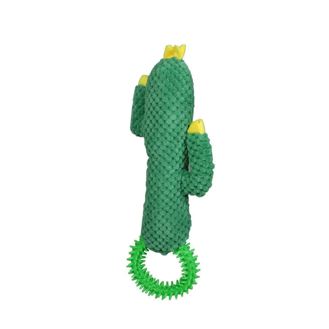 Green Ring Cactus Dog Toy