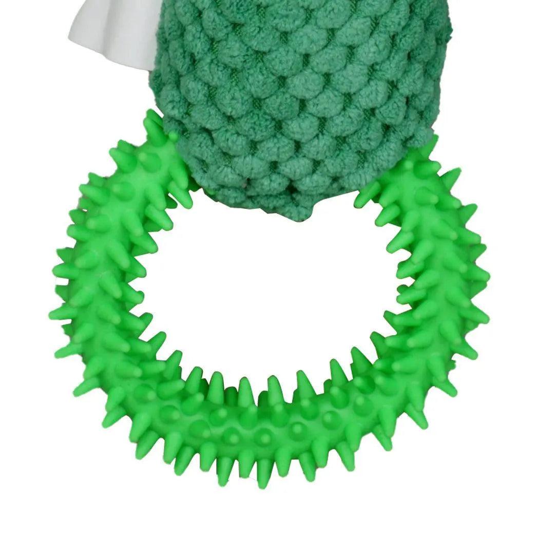 Green Ring Cactus Dog Toy