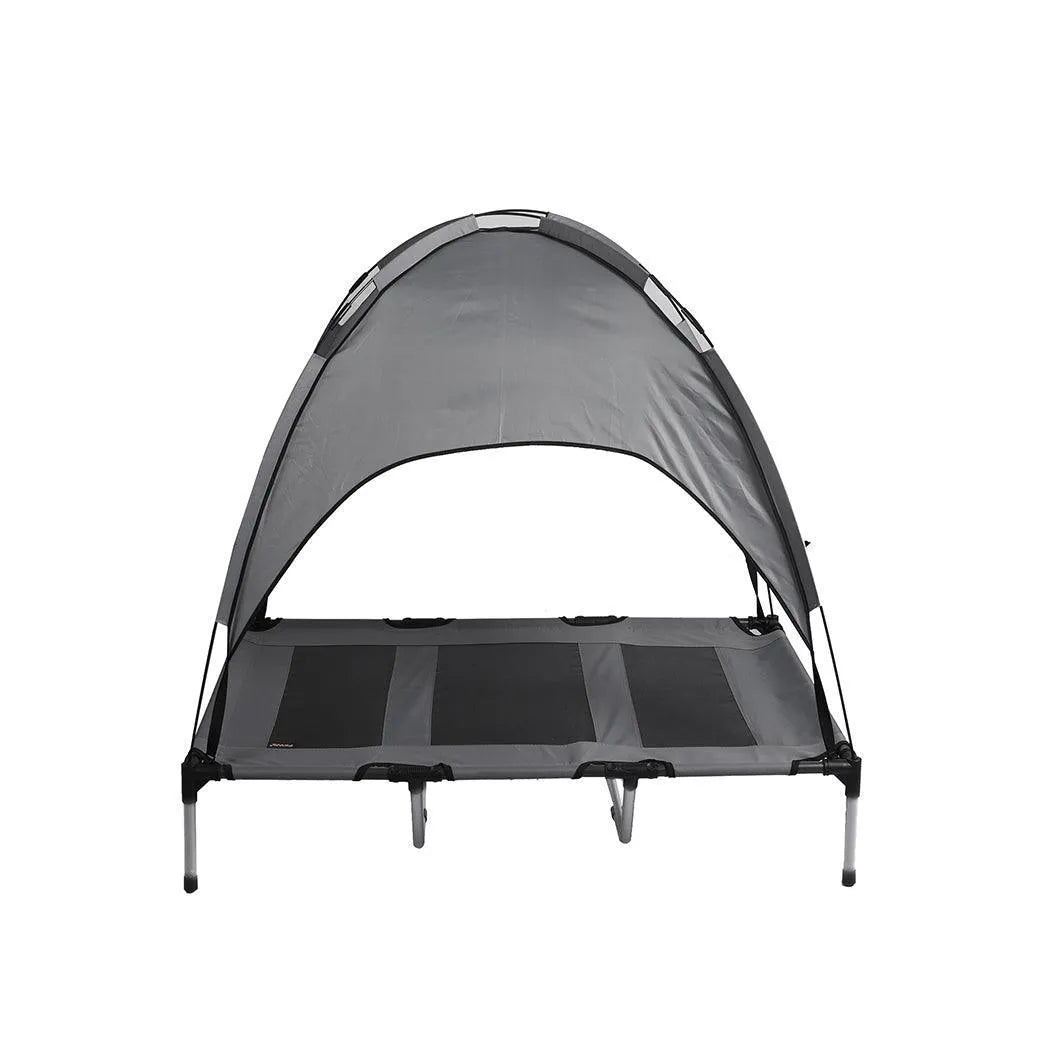 Dog Outdoor Trampoline With Raised Canopy