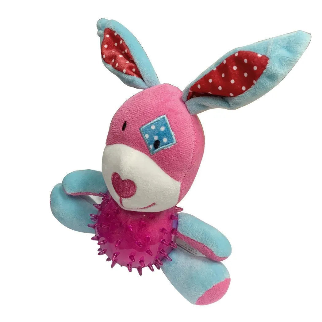 Pink Bunny Dog Toy