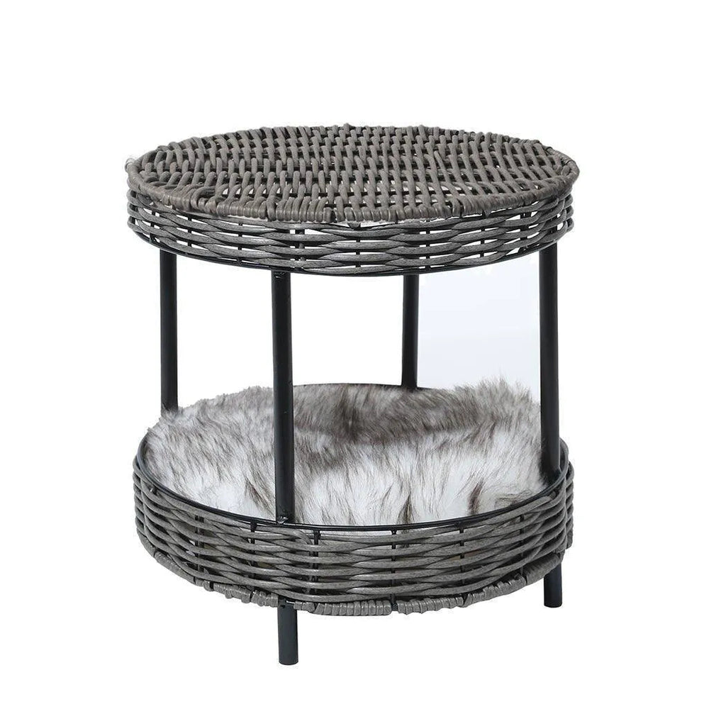 Wicker Rattan Cat & Dog Woven Pet Bed