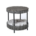 Wicker Rattan Cat & Dog Woven Pet Bed