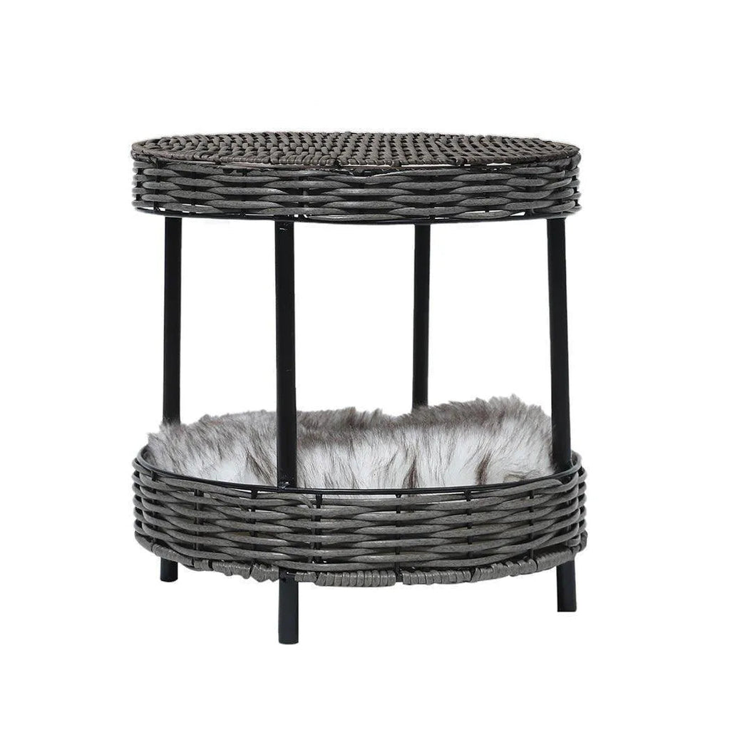 Wicker Rattan Cat & Dog Woven Pet Bed