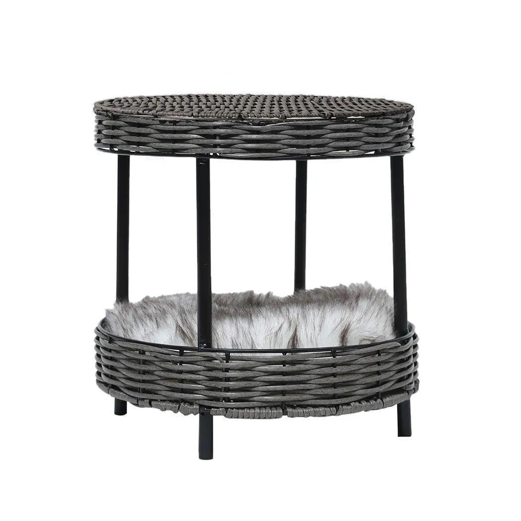 Wicker Rattan Cat & Dog Woven Pet Bed