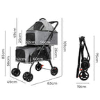 Pet Cruiser Two-tier Pet Stroller