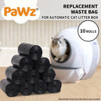 10 Rolls Waste Bag Replacement Refill For PaWz Automatic Cat Litter Box