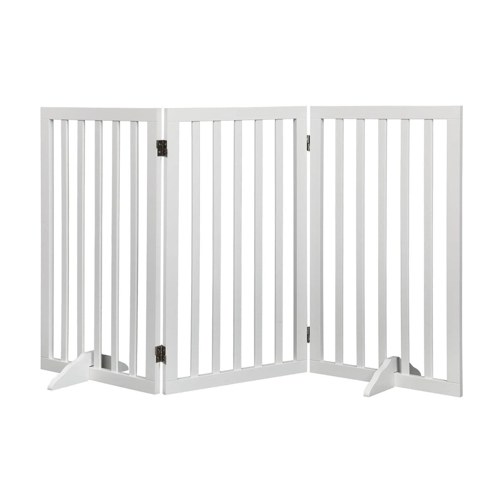 Wooden Pet Gate - White