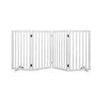 Wooden Pet Gate - White