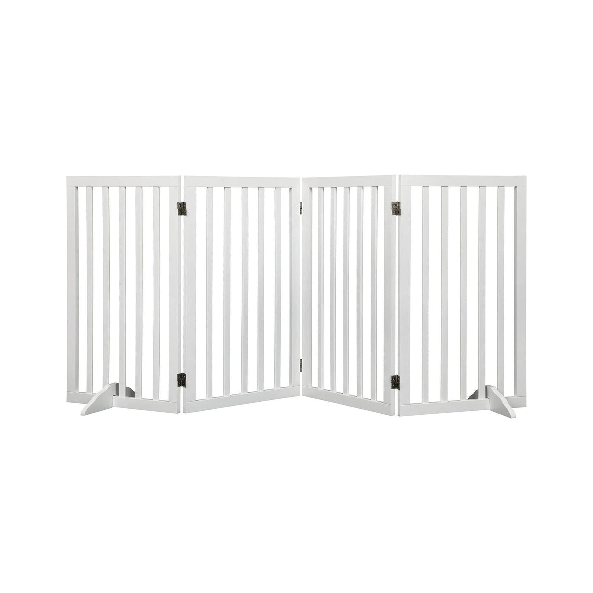 Wooden Pet Gate - White