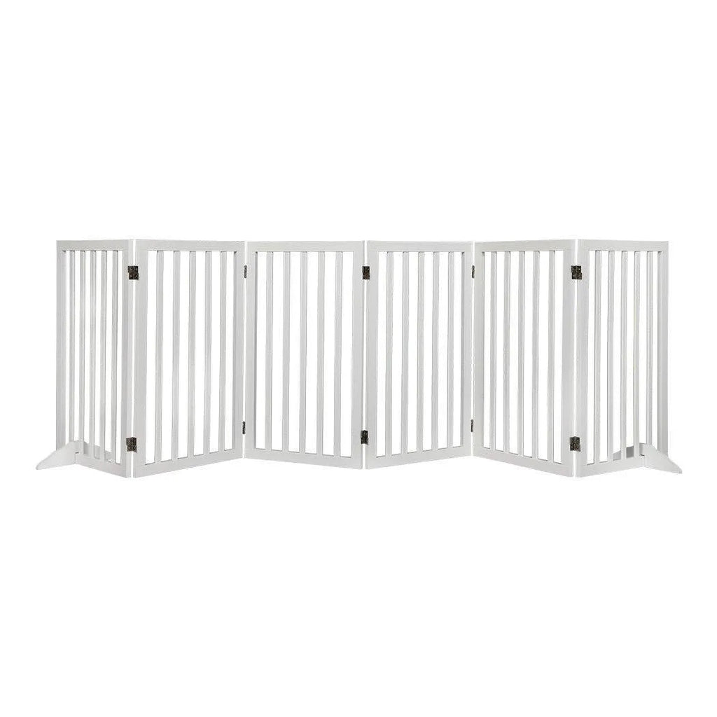 Wooden Pet Gate - White
