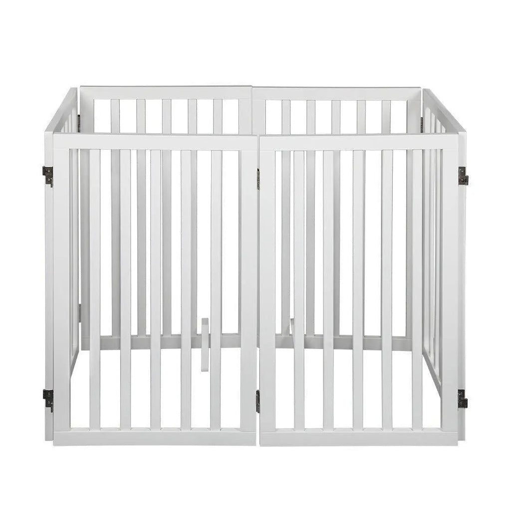 Wooden Pet Gate - White