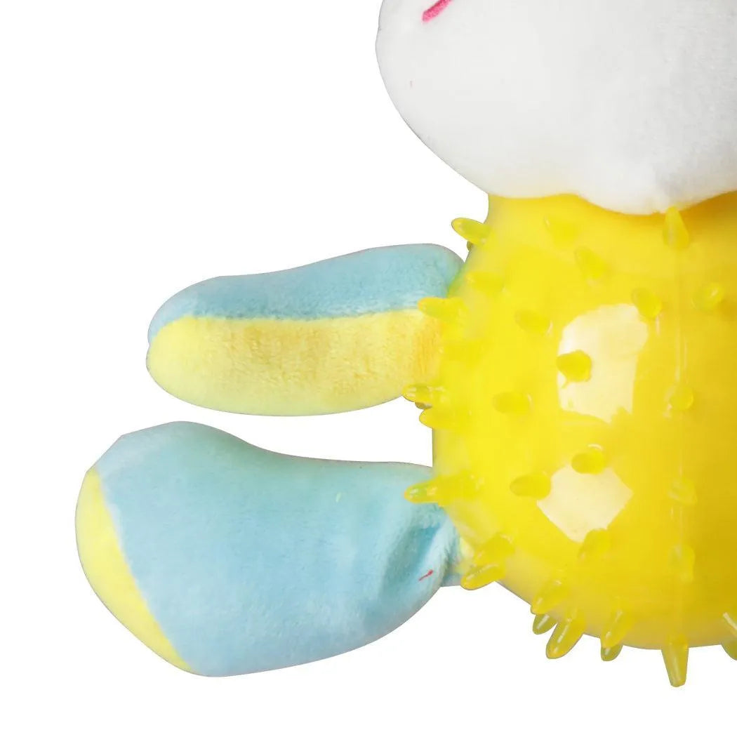 Yellow Hippo Dog Toy