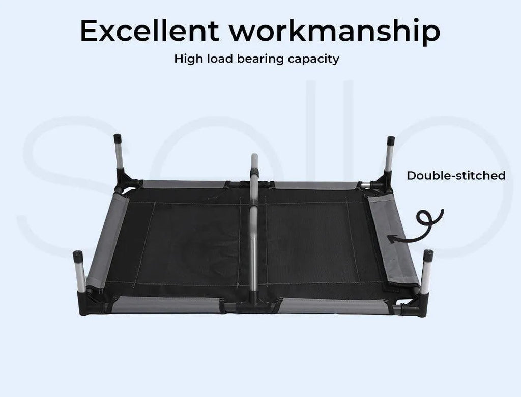 Dog Outdoor Trampoline With Raised Canopy