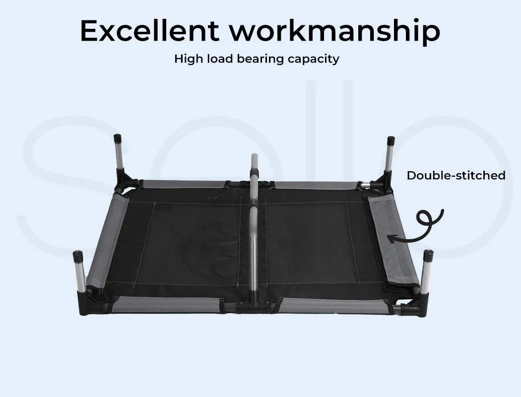 Dog Outdoor Trampoline With Raised Canopy