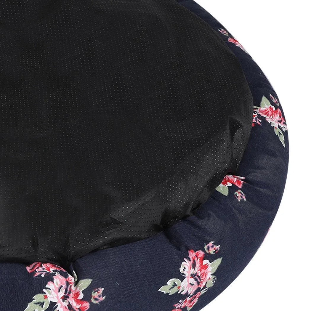 Unique Floral Pet Calming Bed