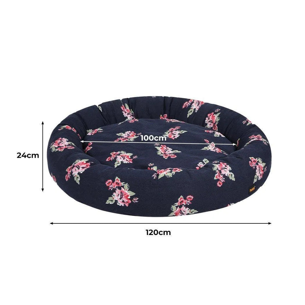 Unique Floral Pet Calming Bed