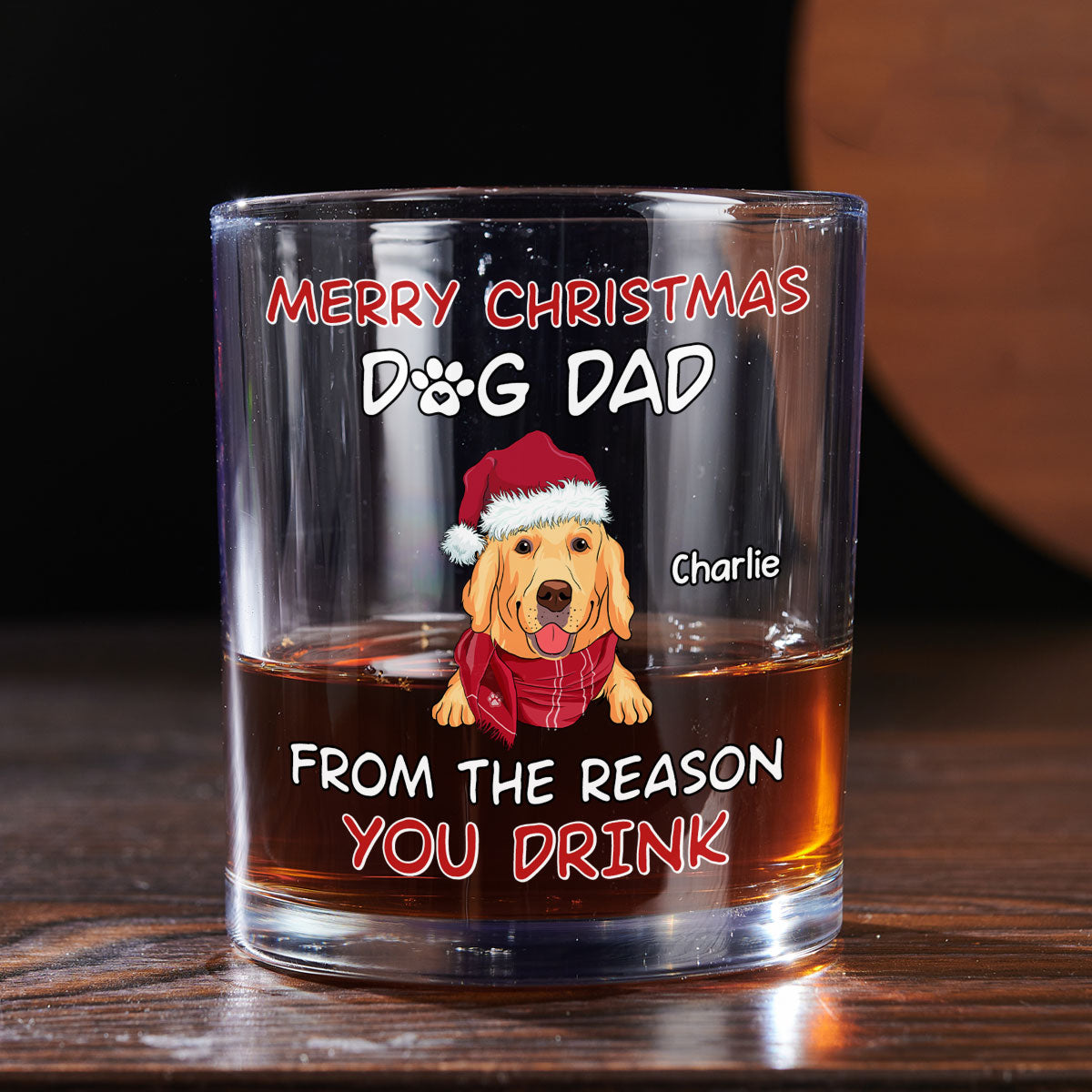 The Reason You Drink - Personalized Whiskey Glass