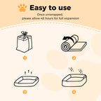 Pet Bed Cat Dog Donut Nest Calming Kennel Cave Deep Sleeping Pink XXL