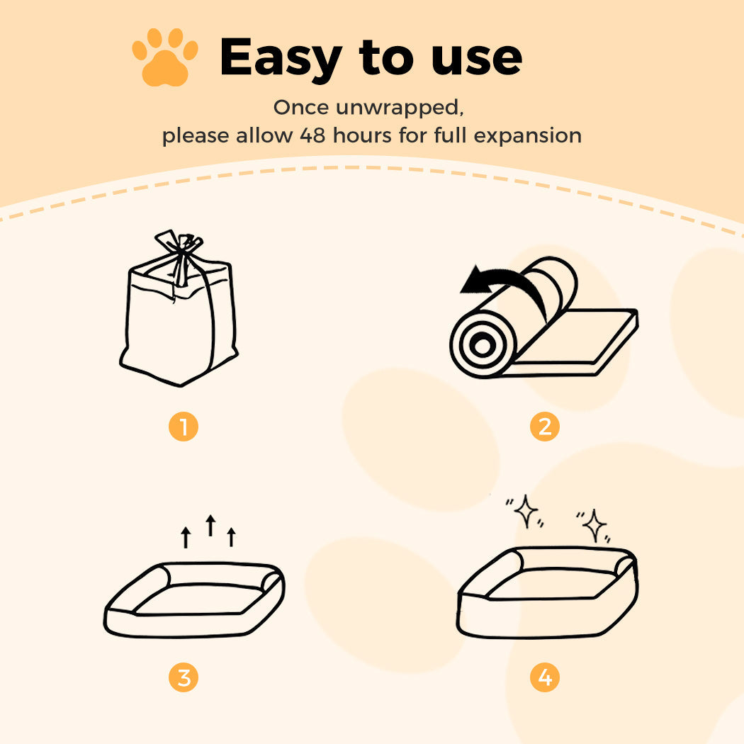 Pet Bed Cat Dog Donut Nest Calming Kennel Cave Deep Sleeping Pink XXL