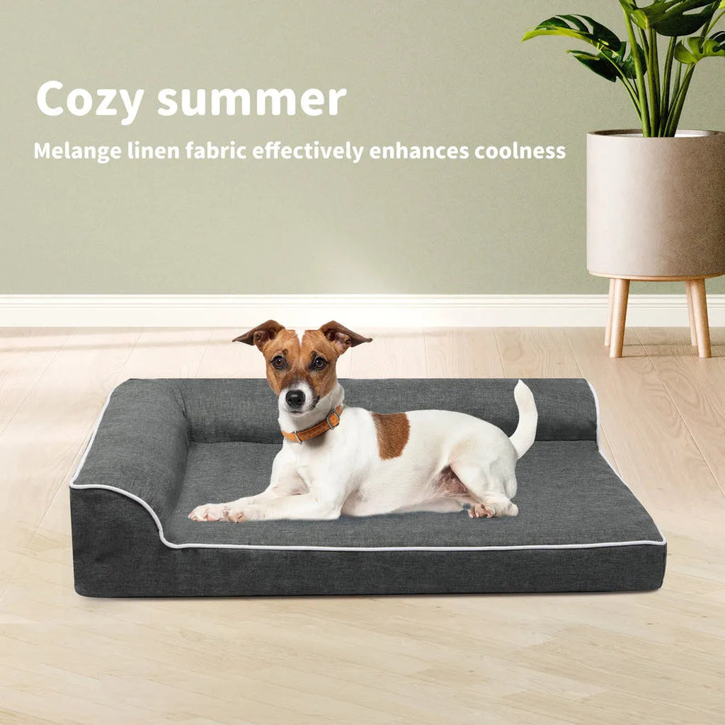 Orthopedic Pet Bed Memory Foam With Cooling Gel