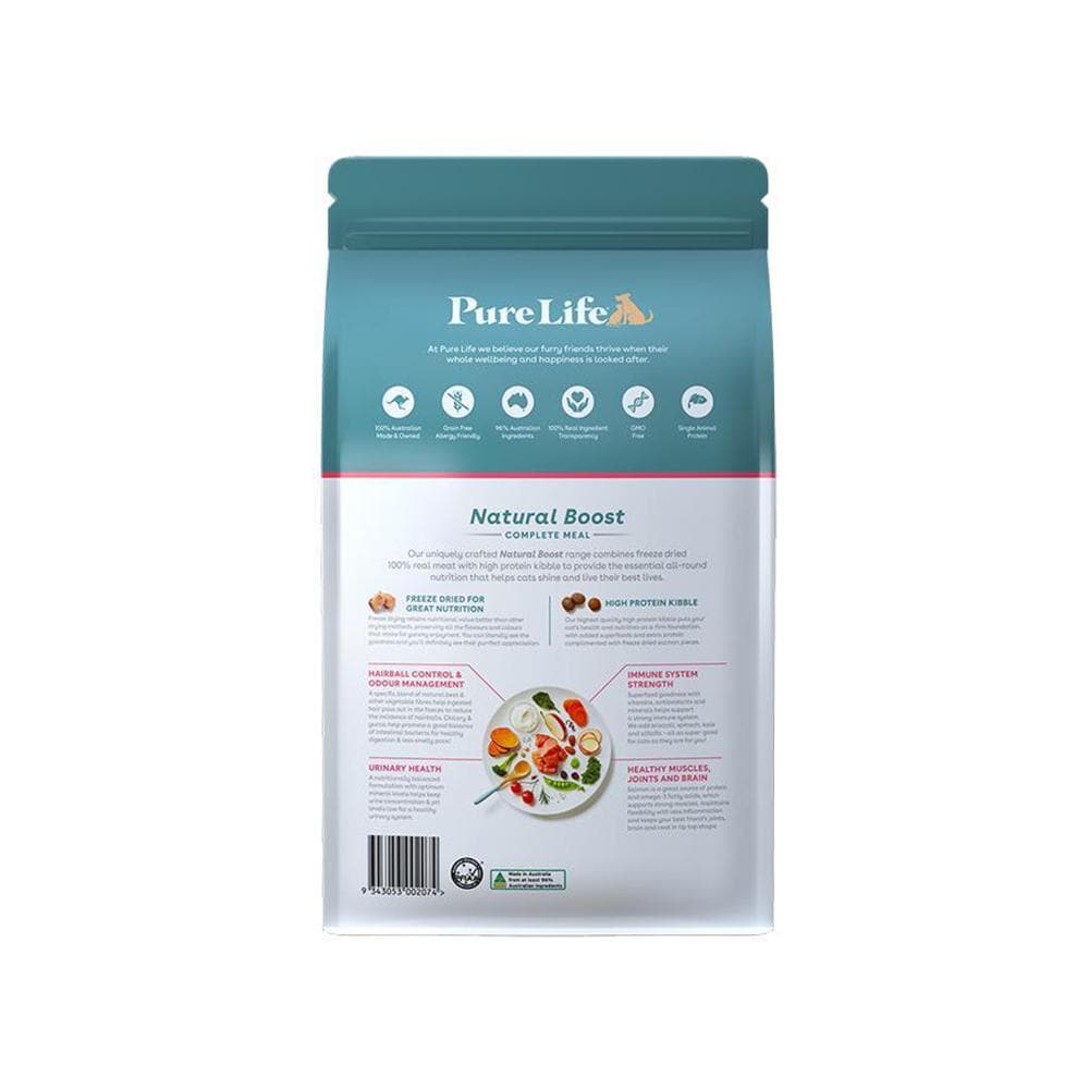PURE LIFE Natural Boost Salmon Adult Dry Cat Food 6kg