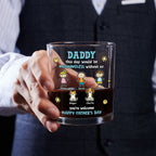 Dad This Day Ours - Personalized Whiskey Glass