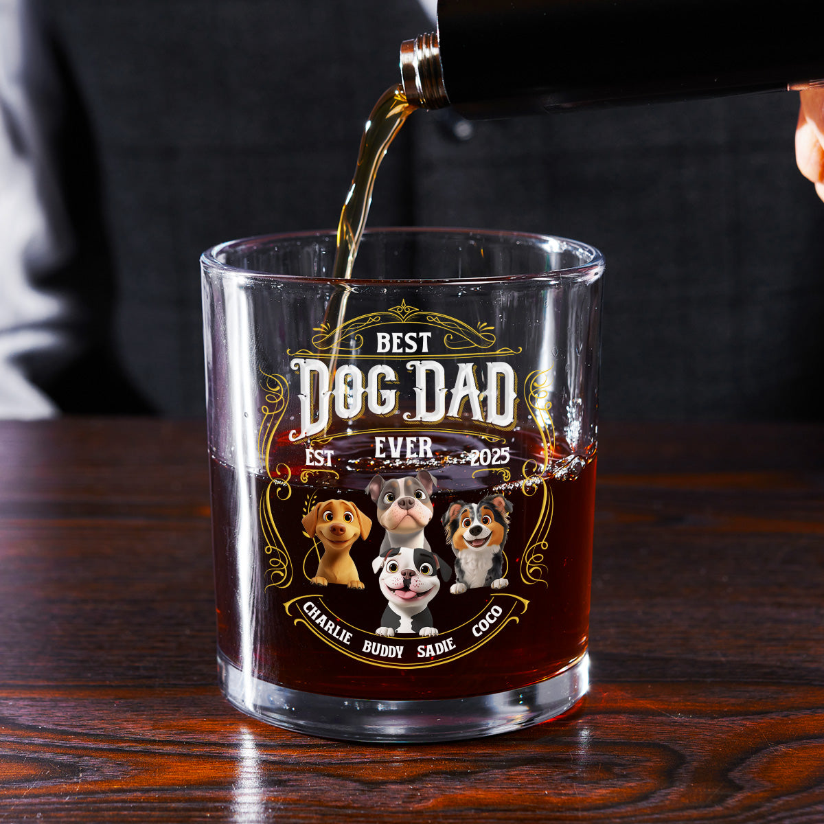 Whiskey Logo - Personalized Whiskey Glass