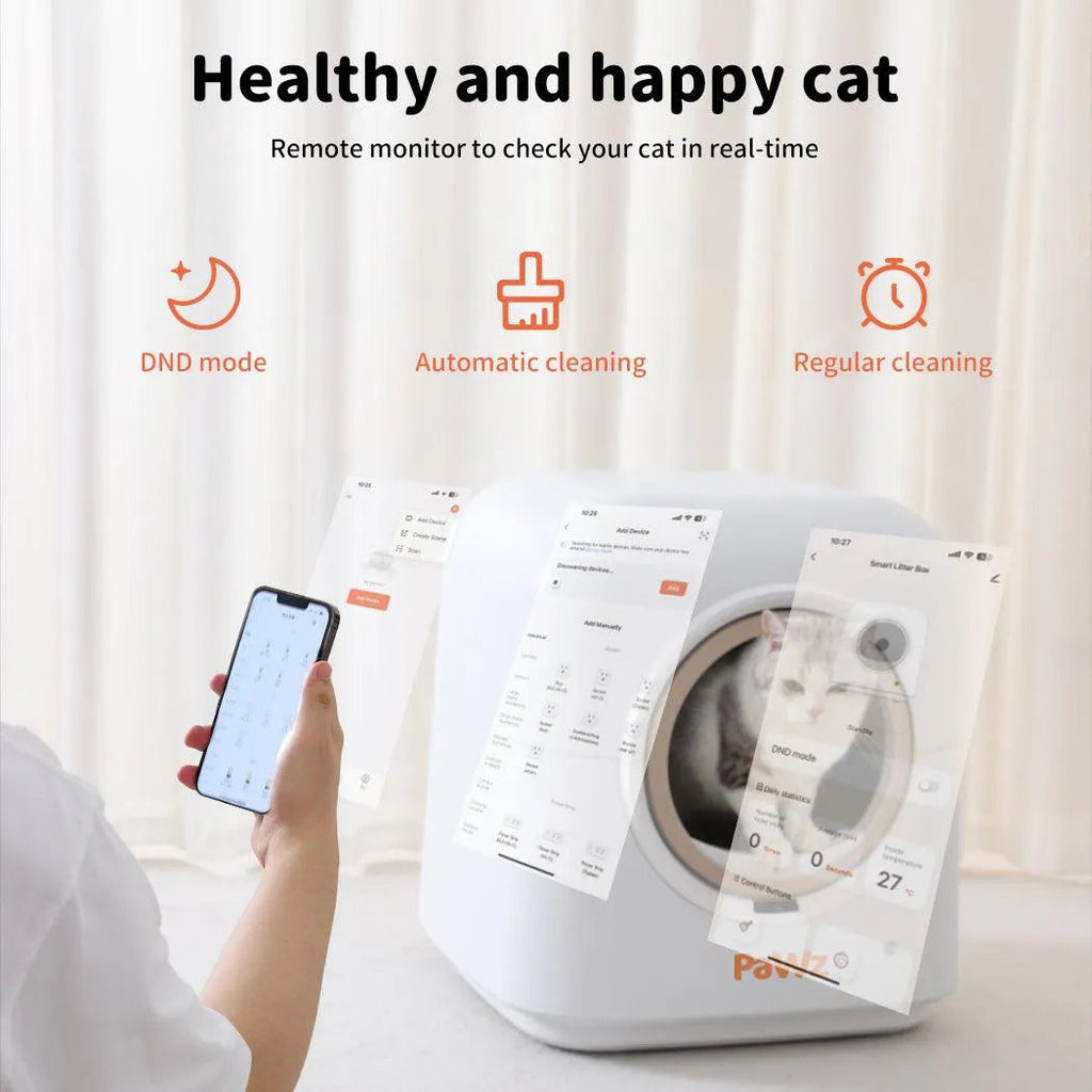 AutoClean Pro Automatic Self Cleaning Cat Litter Box