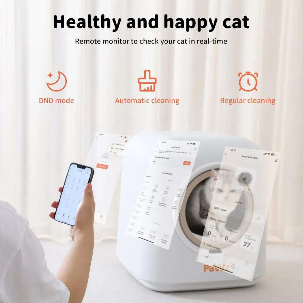 AutoClean Pro Automatic Self Cleaning Cat Litter Box