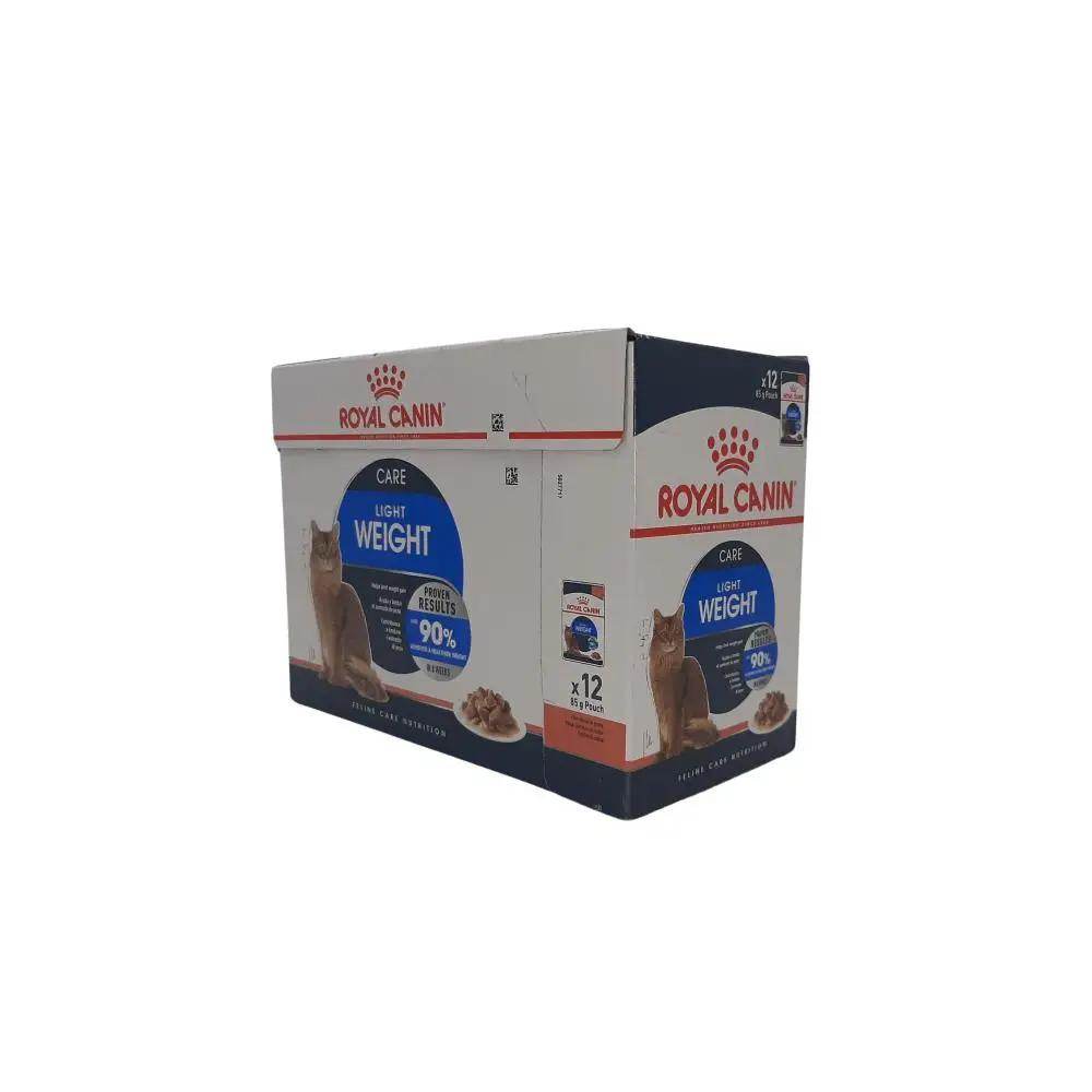 Royal Canin Feline Care Nutrition Light Weight Care Wet Cat Food 85g Pack of 12