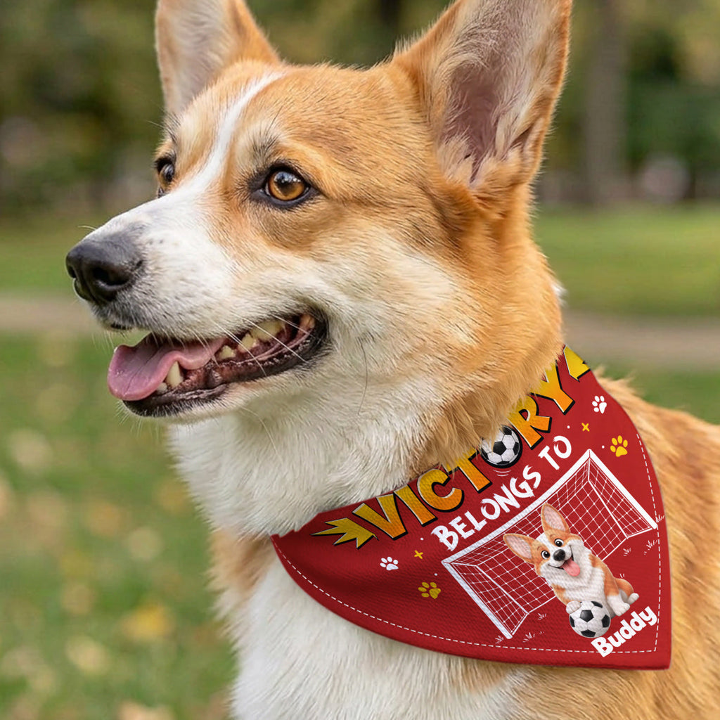 Victory Belongs To - Personalized Pet Bandana