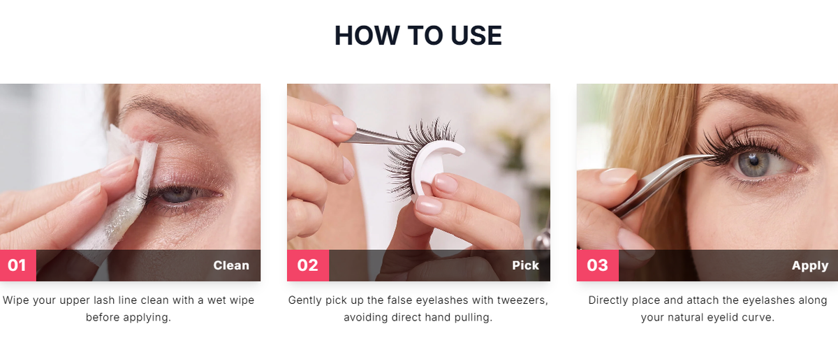 💥HOT SALE 50% OFF!💥Reusable Self-Adhesive False Eyelashes