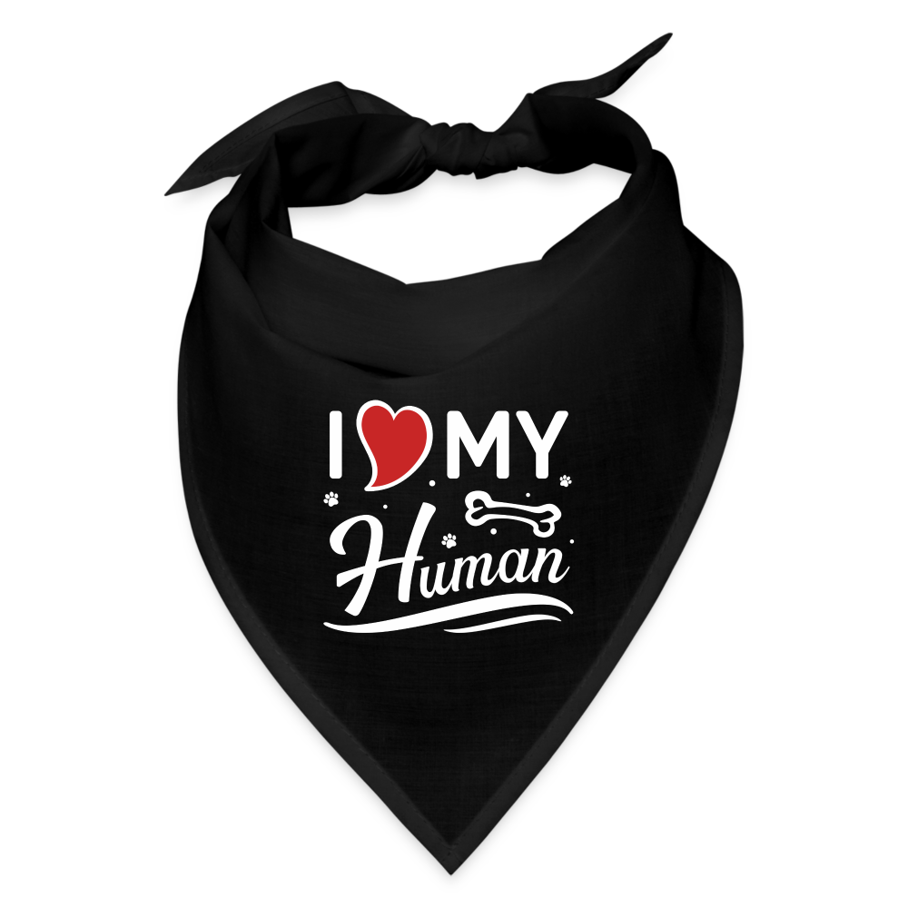 I Love My Human - Dog Bandana