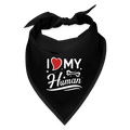 I Love My Human - Dog Bandana