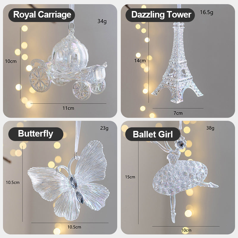 Christmas Clear Seven Colorful Decoration Pendant 🎄 (Warm Gift 🎁)