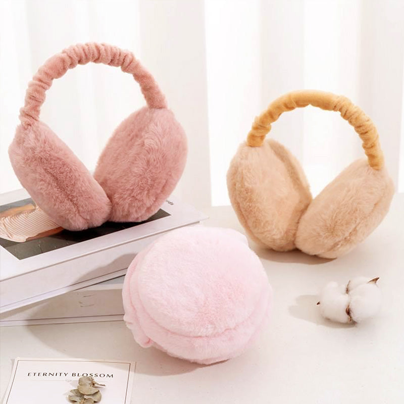 😍Warm Gift👉Folding plush ear flaps for the winter💓
