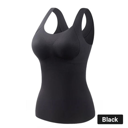 NEW YEAR SALE🤩[Women’s Gift] Women's Thermal Tank Tops With Built-in Bra