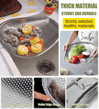 🔥Stainless Steel Dense Hole Drain Dustpan