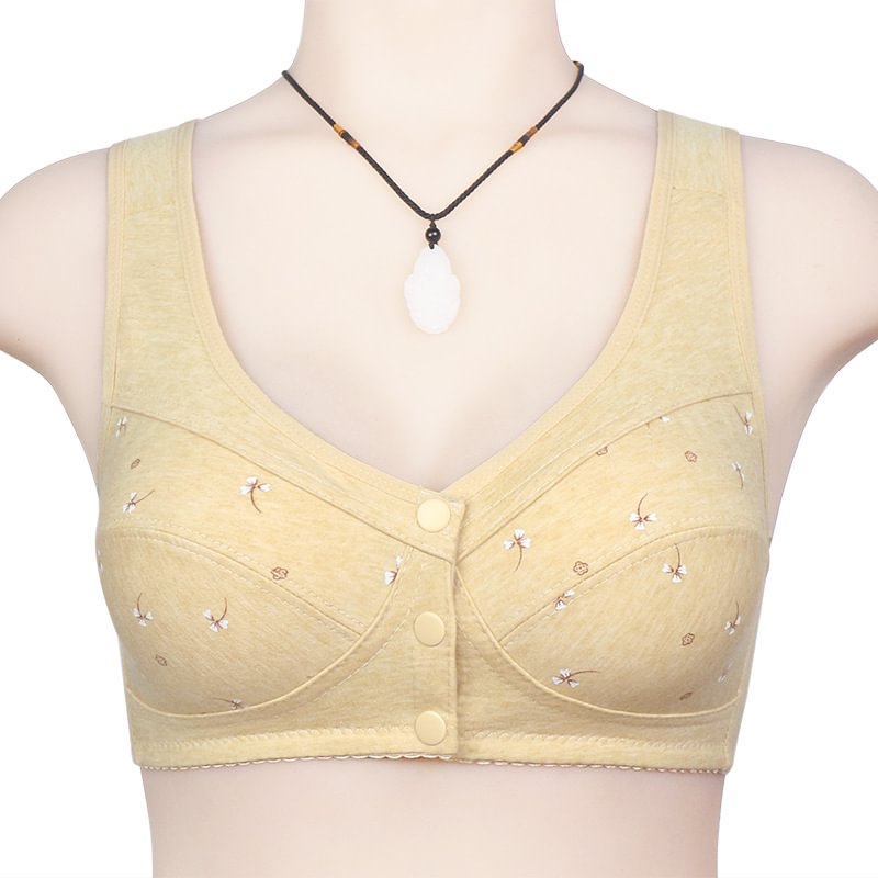 💝Design for Senior Front Closure Cotton Bra
