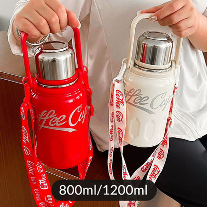 💝[Creative Gift] All-Season Universal Large Capacity Insulated Cola Cup