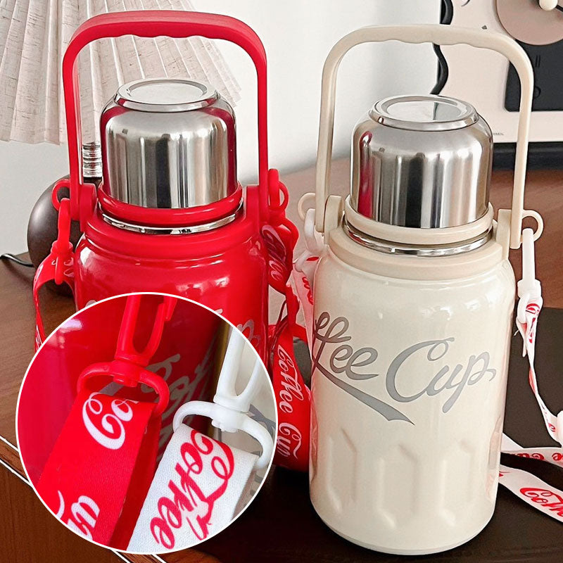 💝[Creative Gift] All-Season Universal Large Capacity Insulated Cola Cup