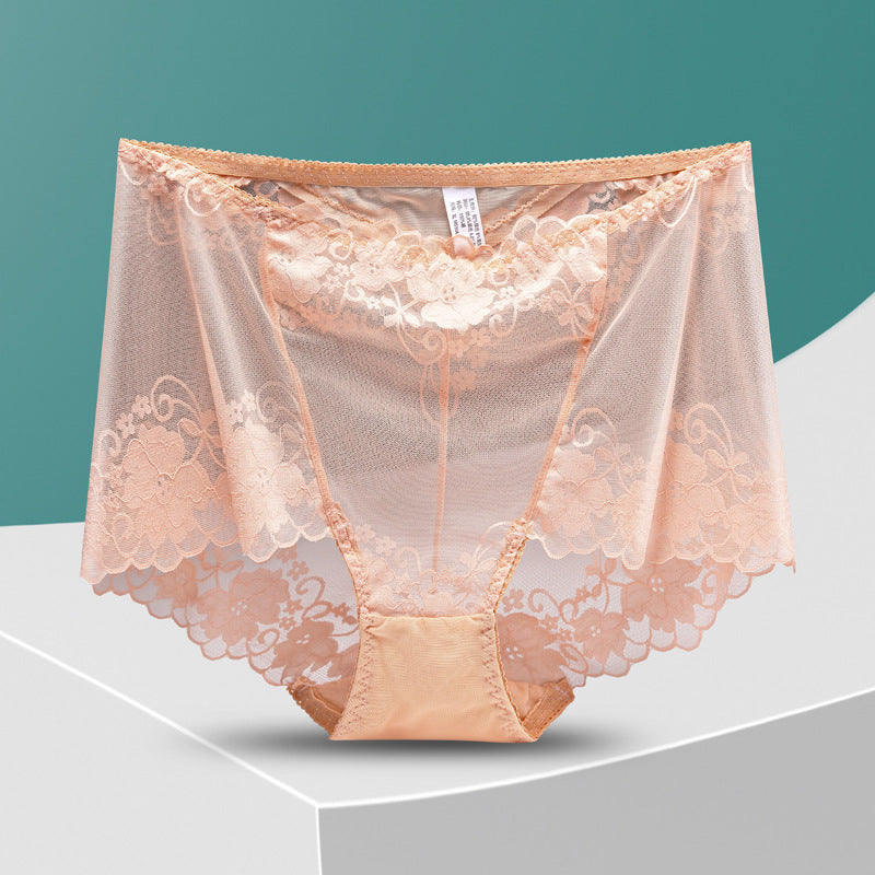 🎁Hot Sale Buy 1 Get 3🎁Ladies Silk Lace Handmade Panties