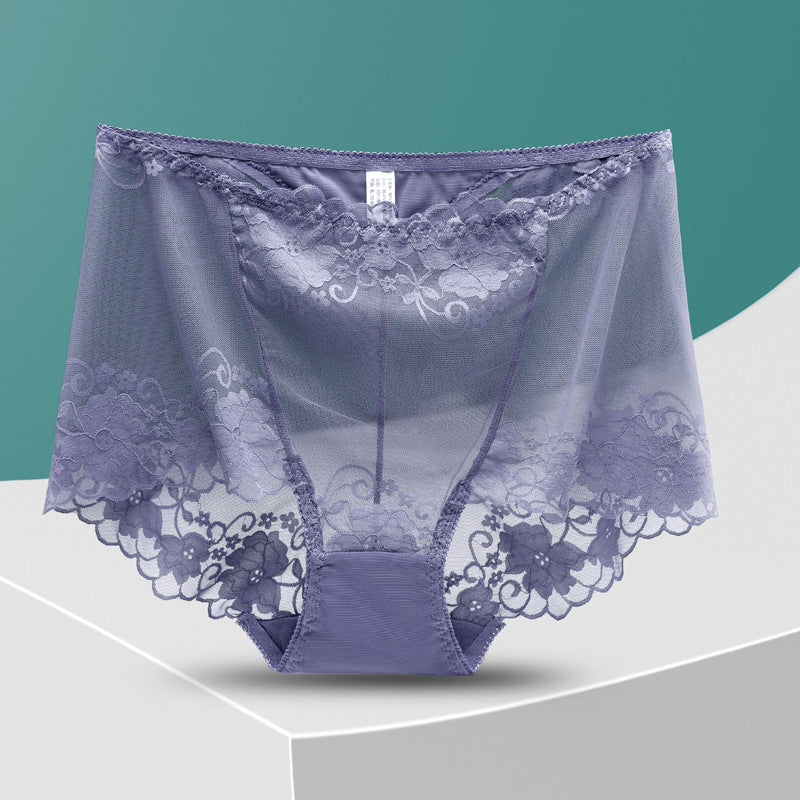🎁Hot Sale Buy 1 Get 3🎁Ladies Silk Lace Handmade Panties